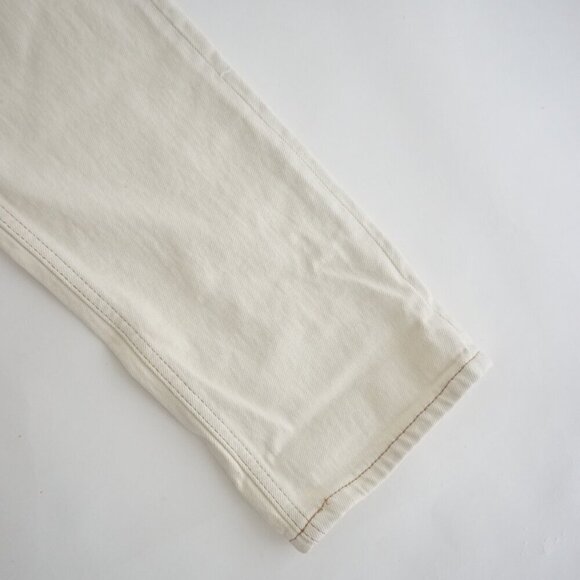 Zara Denim Cream Straight Leg Denim Jeans Size 30 - Picture 3 of 14